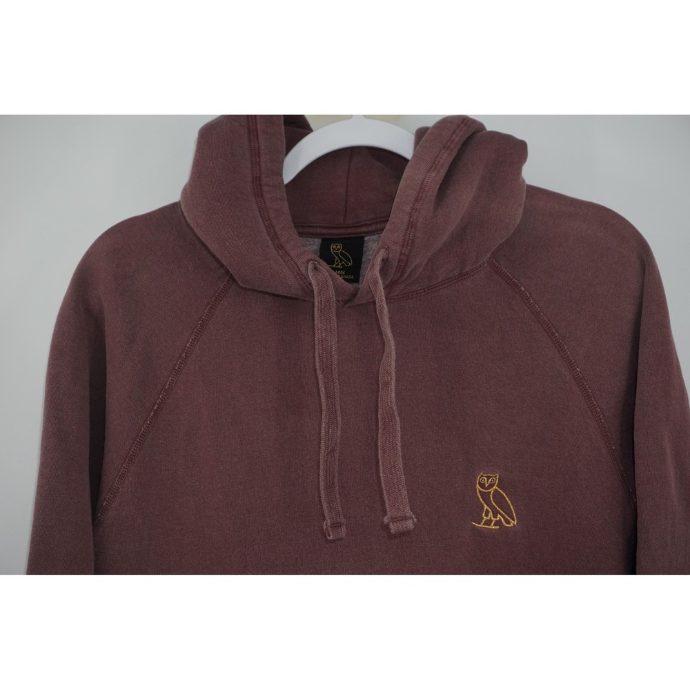October's Very‎ Own OVO Drake Hoodie Red Embroidered Pullover Men's Large